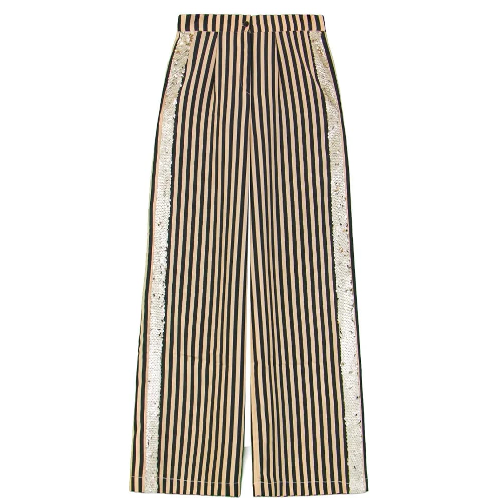شلوار راه راه پولک nzy